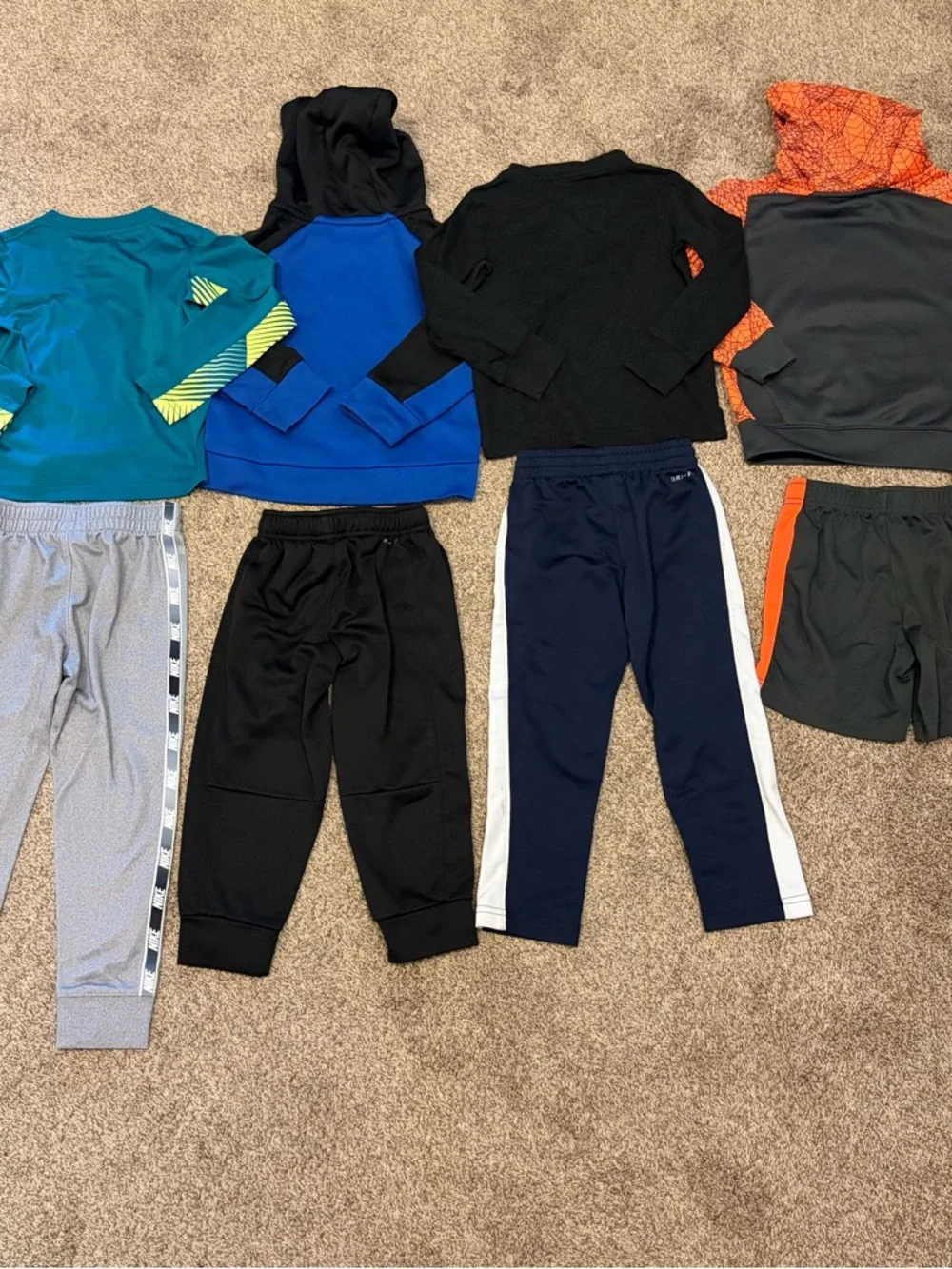Nike Boys Joggers & Hoodies Set - Teal, Blue, Black, Orange, Navy Size 4 - Picture 13 of 14